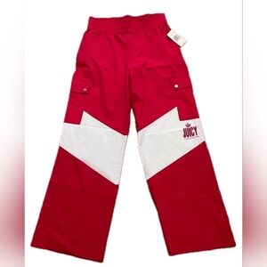 Juicy Couture ' Red and White Joggers